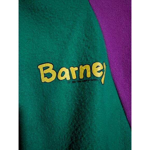 VTG Kids Unisex 1992 BARNEY THE PURPLE DINOSAUR Halloween Costumes 3-4 YEARS - Picture 2 of 7